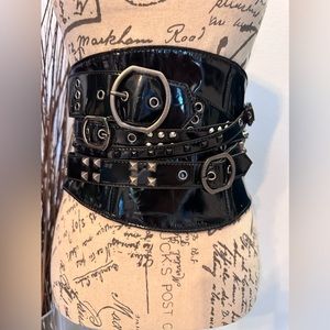 Leather belt, for costumes